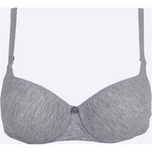 Liza 1010 Dolgulu Balenli Sütyen 90 - Gri