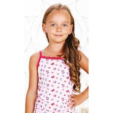 İntimo Intimo 2124 Kız Çocuk Atlet Külot Takım 5 - Pembe