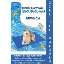 Solvéra Jel Dolgulu Soğutucu Yatak, Hafif ve Kolay Temizlenebilir Kedi ve Köpek Yatağı