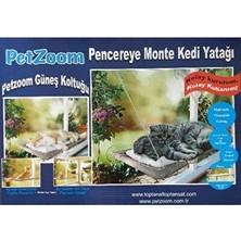 Solvéra Vantuzlu Pencere Yatağı - Gözlem ve Dinlenme Keyfi Kedi ve Köpek Yatağı