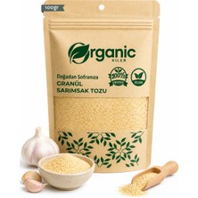 Organic Kiler Sarımsak Tozu 100GR Katkısız & Yoğun Tat, Ince Öğütülmüş