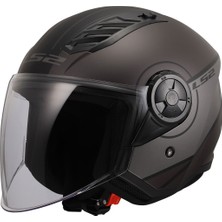 Ls2 Aırflow 2 Cover Mat Siyah-Gri Kask