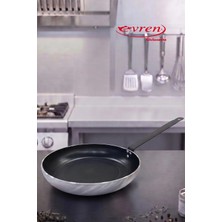 EVREN MUTFAK Evren 30 cm Gusto Maksi Tava, Horeca Non-Stick Maksi Kızartma Tavası 30 Cm,dış Gövdesi Zımparalı