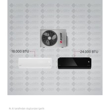 Arçelik 1+2 Multi Sistem Klima / 30100 Md Pro Dış Ünite (18 Btu Beyaz + 24 Btu Siyah Iç Üniteler)