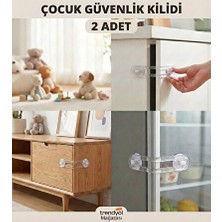 Solvéra Çocuk Güvenlik Çekmece Kilidi, Çok Amaçlı ve Pratik Tasarım Koruyucu ve Kilit
