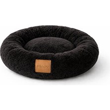 Solvéra Rahat ve Şık Bagel Tasarımlı Pet Yatağı, Konforlu Uyku Alanı Kedi ve Köpek Yatağı