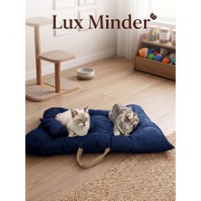 Solvéra Lux Nubuk Malzemeden Evcil Hayvan Minderi, Şık ve Konforlu Kedi ve Köpek Yatağı