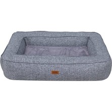 Solvéra Visco Comfort Gri Kedi ve Köpek Yatağı, Ortopedik Destekli Konfor