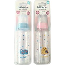 Bebedor 24302 Silikon Emzikli Yavaş Akış Pp Biberon 3 Ay+ 250 ml
