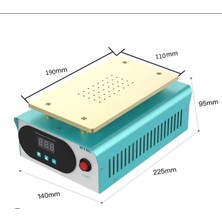 Piyatech Uyue 948S 7inç 2in1 Vakumlu Seperatör Ekran Touch Cam Ayırma Makine Isıtıcı
