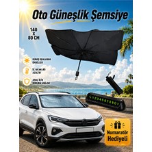 Solvéra Volkswagen Taigo 1.0 Tsı Güneşlik Şemsiye - Numaratör Hediyeli Oto Güneşlik Perde