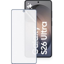 Schitec Samsung Galaxy S26 Ultra Uyumlu Ön Yüzey Nano Şeffaf Hidrojel Ekran Koruyucu