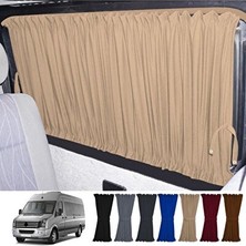 Solvéra Uzun Şase Volkswagen Crafter 1 Nesil Oto Perde Takımı - Güneş ve Rüzgar Kor