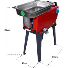 Enazon  Salça Makinesi Sıkma Makinası 220V  2,2 Kw 3000 Devir 400 Kg/s