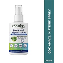 Evvahe Doğal Hijyenik Sprey  (Sık Temas Edilen Tüm Yüzeyler Için) 100 ml E
