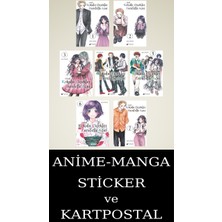 Akılçelen Kitaplar Güzel Kokulu Çiçekler Zarafetle Açar 1-2-3-4-5-6-7 Manga Seti (7 Kitap) / Anime-Manga Sticker ve Kartpostal Hediyeli
