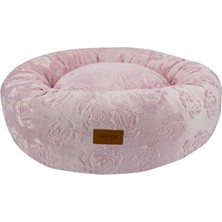 Solvéra Luxe Donut Pembe Yatak ile Evciliniz Konfor ve Şıklık Bir Arada Kedi ve Köpek Yatağı