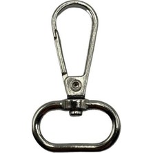 Oxford İplik Metal Çanta Kancası 2 cm - Gümüş