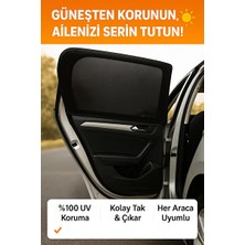 Solvéra Anne Bebek Emzirme Için Yan Cam Güneşlik Perde Oto Güneşlik Perde