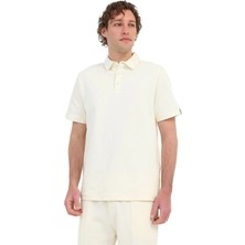Lumberjack Boone 12BS103 Yakali Erkek Tshirt - Ekru