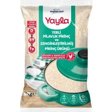 Yayla Yerli Pilavlık Pirinç ve Zenginleştirilmiş Pirinç Ürünü (D+B9+Fe) 1 kg
