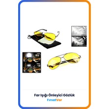 Solvéra Gece Görüşü Artıran Damla Model Far Gözlüğü Oto Güneşlik Perde
