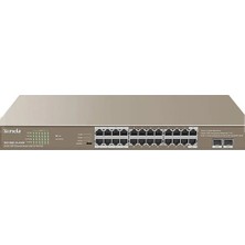 Tenda TEG1126P-24-410W 24PORT 10/100- 2ge- 2sfp- 24-Port Poe Switch