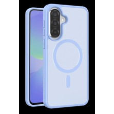 bbtech Samsung Galaxy A37 5g ile Uyumlu Magsafe Manyetik Kablosuz Şarj Destekli Kamera Lens Korumalı Darbe Emici Mat Yapıda Leke Tutmayan Sert Tpu Şeffaf Kılıf