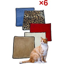 Solvéra Yumuşak Peluş Kedi ve Köpek Halısı ile Konforlu Dinlenme Kedi ve Köpek Yatağı 40X40 cm