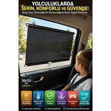 Solvéra Otomatik Toplanan Yan Cam G Oto Güneşlik Perde