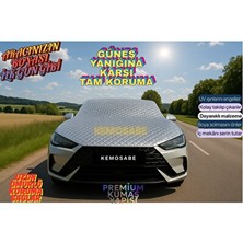 Solvéra Universal Premium Kumaş Güneşlik ve Boya Koruma Seti Oto Güneşlik Perde