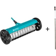 Gardena 3395 Tekerlekli Çim Havalandırma Tırmığı + 3728 Combisystem Sap 180 cm