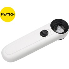 Piyatech LED Işıklı Taşınabilir Cep Büyüteci - Hassas Tamir ve Okuma Lup Büyüteç