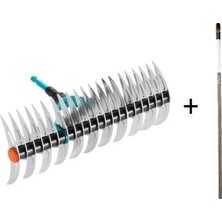 Gardena 3392 Çim Havalandırma Tırmığı + 3728 Combisystem Sap 180 cm