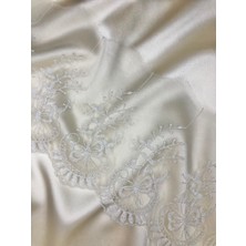 Ezel-In Tekstil Aksesuarları, Dekoratif Tül Güpür Dantel, 1 Metre, KOD-EG359