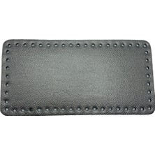Oxford İplik Dikişli Çanta Tabanı 25X12 Koyu Gümüş