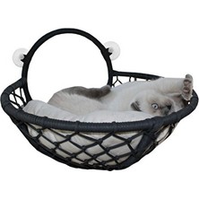 Solvéra Oval Kedi Hamağı - Siyah Kedi ve Köpek Yatağı
