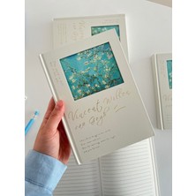 Kağıt Gemi Dükkan Van Gogh Badem Çiçeği Tasarımı 100 Yaprak Çizgili Sert Kapak Defter/ajanda/planlayıcı/bullet Journal