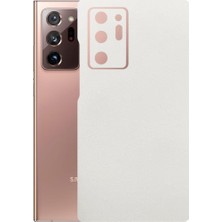 Kapps Samsung Galaxy Note 20 Ultra ile Uyumlu Bumper Serisi Premium Arka Kapak Kaplama(Kenarlar Yoktur!)