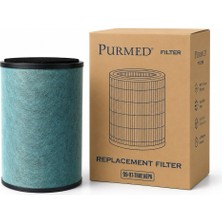 Purmed Shark Neverchange5 Max (HP300) Clean Sense Iq Hava Temizleyici Uyumlu Hepa Filtre - HP300 Serisi