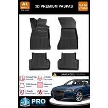 Nova Krom Audi A4 3D Pro Havuzlu Paspas 2016 Üzeri