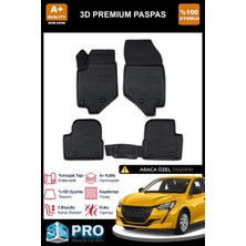 Nova Krom Peugeot 208 2 3D Pro Havuzlu Paspas 2019 Üzeri