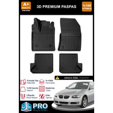 Nova Krom Bmw 3 Serisi E92 3D Pro Havuzlu Paspas 2007-2013