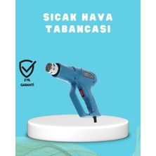 Aesco 2000W Sıcak Hava Üfleme Tabancası Seramik Rezistanslı Profesyonel