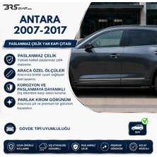 Servet Dizayn Oto Opel Antara Uyumlu 2007-2017 Krom Yan Kapı Çıtası 4 Parça Paslanmaz Çelik