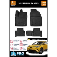 Nova Krom Toyota C-Hr 3D Pro Havuzlu Paspas 2016-2023