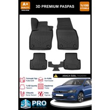 Nova Krom Vw Polo 3D Pro Havuzlu Paspas 2017-2021