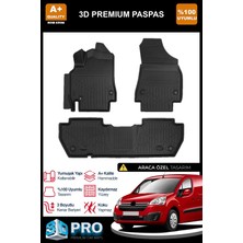 Nova Krom Citroen Berlingo 3D Pro Havuzlu Paspas 2008-2018