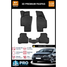 Nova Krom Vw cc 3D Pro Havuzlu Paspas 2008-2017