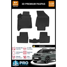 Nova Krom Citroen C3 Aircross Benzinli 3D Pro Havuzlu Paspas 2025 Üzeri